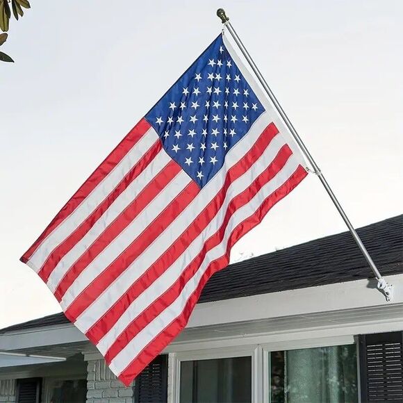 US American Flag 3x5 Heavy Duty Embroidered USA Flag Nylon NEW - Picture 5 of 8